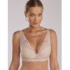 Кружевной бюстгальтер с пуш-ап Kinga LUNA 1103-PU светло-бежевый, Цвет: светло-бежевый, Размеры: 80D, изображение 3