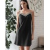 Шёлковая сорочка Mia-Amore JADORE 4081, Цвет: черный, Размеры: 3XL, изображение 4