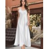 Длинная шелковая сорочка Mia-Amore WINDSOR 3888 белый, Цвет: белый, Размеры: S