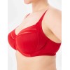 Бюстгальтер-минимайзер мягкий Milavitsa 107630 рубин/нюд, Цвет: рубин/нюд, Размеры: 90G, изображение 3