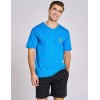 Мужская пижама Taro RYAN 3190-3191-01, Цвет: синий, Размеры: XL
