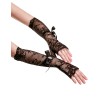 Митенки длинные кружевные Gracija-Rim GLOVES 99800 черный, Цвет: черный, Размеры: S/M