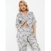 Женская пижама Aruelle KLAUDIE, Цвет: молочный/черный, Размеры: S
