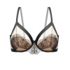 Бюстгальтер из сетки с пуш-ап Gracija-Rim CECILE 10611, Цвет: черный/кофе с молоком, Размеры: 85B, изображение 9