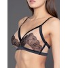 Бюстгальтер бралетт без каркасов Gracija-Rim CECILE 11612, Цвет: черный/кофе с молоком, Размеры: 70D, изображение 3