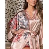 Длинный халат с запахом Mia-Amore MUSE 7399, Цвет: пудровый, Размеры: 2XL/3XL, изображение 5
