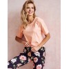 Женская пижама с брюками Taro MARGOT 3097-01, Цвет: персиковый, Размеры: M