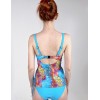 Раздельный купальник-танкини Aquarilla 573 LISBOA multicolor, Цвет: голубой, Размеры: 70F, изображение 2