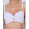 Бюстгальтер с пуш-ап вкладышами Alles GLOW 01 P-UP white, Цвет: белый, Размеры: 65E