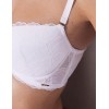 Бюстгальтер с пуш-ап вкладышами Alles GLOW 01 P-UP white, Цвет: белый, Размеры: 65E, изображение 3