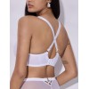 Бюстгальтер бралетт на косточках Alles GLOW M plus bralette white, Цвет: белый, Размеры: 100B, изображение 2