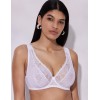 Бюстгальтер бралетт на косточках Alles GLOW M plus bralette white, Цвет: белый, Размеры: 100B, изображение 4