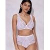 Бюстгальтер бралетт на косточках Alles GLOW M plus bralette white, Цвет: белый, Размеры: 100B, изображение 7