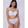 Стринги завышенные Alles GLOW stringi classic white, Цвет: белый, Размеры: S, изображение 3