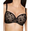 Бюстгальтер балконет Gorteks ASTRA B4 U, Цвет: черный, Размеры: 95E