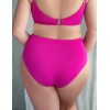 Высокие плавки Kris Line CALIFORNIA high waist фуксия, Цвет: фуксия, Размеры: 2XL, изображение 2