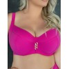 Мягкий бюстгальтер от купальника Kris Line CALIFORNIA soft full cup фуксия, Цвет: фуксия, Размеры: 65G