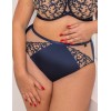 Трусы высокие Kris Line MYSTERY high waist, Цвет: темно-синий, Размеры: XS