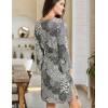 Черно-белая пестрая туника Mia-Amore AVELINA 5124, Цвет: черно-белый, Размеры: 4XL/5XL, изображение 2