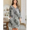 Черно-белая пестрая туника Mia-Amore AVELINA 5124, Цвет: черно-белый, Размеры: 4XL/5XL, изображение 3