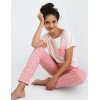 Женская пижама с брюками Sensis CARLOTTA, Цвет: розовый, Размеры: L