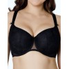 Бюстгальтер балконет тюльпан Honey H42-21-L черный, Цвет: черный, Размеры: 85E