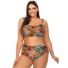 Купальный лиф-топ Lorin L3166 BIG, Цвет: мультиколор, Размеры: 65G, изображение 3
