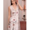Длинная сорочка из шелка Mia-Amore CLARISS 4168, Цвет: айвори, Размеры: 4XL
