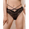 Кружевные трусики бразилиана Mioocchi DENISA 8263 nero, Цвет: nero (черный), Размеры: XL