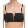 Бюстгальтер балконет планж с пуш-ап Mioocchi VIVIAN 7583 nero, Цвет: nero (черный), Размеры: 70B