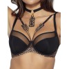 Бюстгальтер полупоролон Novika ZOELLE N02 PU черный, Цвет: черный, Размеры: 65F