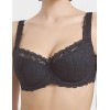 Бюстгальтер балконет Simona M 608 черный, Цвет: черный, Размеры: 75D