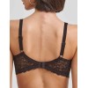 Бюстгальтер балконет Simona M 608 шоколад, Цвет: шоколад, Размеры: 75F, изображение 2