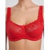 Бюстгальтер мягкий Simona M 912 красный, Цвет: красный, Размеры: 80F