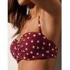 Купальный лиф в горошек Ysabel Mora 82648 вишневый/белый, Цвет: вишневый/белый, Размеры: 90D, изображение 3