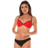 Раздельный купальник с уплотненной чашкой Ewlon A.8066_486, Цвет: красный, Размеры: S, изображение 2