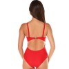 Ярко-красный купальник с пуш-ап Ewlon K.8235_486, Цвет: красный, Размеры: M, изображение 3