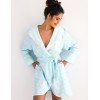 Халат с капюшоном Sensis GRETA, Цвет: бирюзовый, Размеры: L/XL