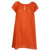 Пляжное платье из хлопка Sielei GU71 arancio, Цвет: arancio (абрикос), Размеры: L, изображение 2