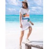 Удлиненная футболка Sielei TR48 Maxi t-shirt, Цвет: уникальный принт, Размеры: L, изображение 2