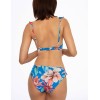 Трусы купальные с рюшами Esotiq BAE 41557 цветы на синем, Цвет: цветы на синем, Размеры: S, изображение 4