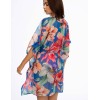 Пляжная туника Esotiq ARECIFE 41689, Цвет: цветочный синий, Размеры: S/M, изображение 2