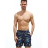 Мужские пляжные шорты Jolidon B601I MI5 пальмы/темно-синий, Цвет: пальмы/темно-синий, Размеры: M, изображение 3