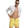 Мужские пляжные шорты Jolidon B645JI YI1 пеликан/желтый, Цвет: пеликан/желтый, Размеры: XL, изображение 3