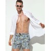Мужские пляжные шорты Jolidon B645JI SI принт/белый, Цвет: принт/белый, Размеры: L, изображение 3