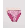 Набор трусов слипов 2 шт Ysabel Mora 19441 MIDI светло-розовый+фуксия, Цвет: светло-розовый+фукси, Размеры: XL, изображение 5