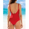 Красный совместный купальник Sielei NEW GLAM NG50 rosso, Цвет: rosso (красный), Размеры: 85B, изображение 2