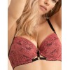 Кружевной бюстгальтер пуш-ап с оригинальной спинкой Alles GOJI P-UP, Цвет: розовый, Размеры: 65C