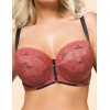 Кружевной полумягкий бюстгальтер Alles GOJI PU, Цвет: розовый, Размеры: 75F