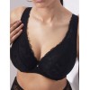 Бюстгальтер бралетт мягкий Alles SUBLIME M plus bralette black, Цвет: черный, Размеры: 70H